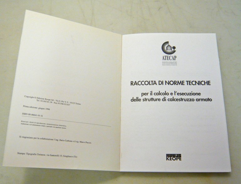 NORME TECNICHE.STRUTTURE DI CALCESTRUZZO ARMATO,1996[leggi,edilizia,sicurezza