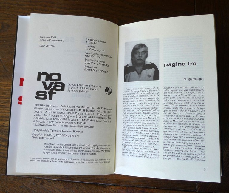 NOVA SF n.58 2003.LA CENTESIMA STELLA,Perseo Libri[rivista,fantascienza | Immagine Gallery 3