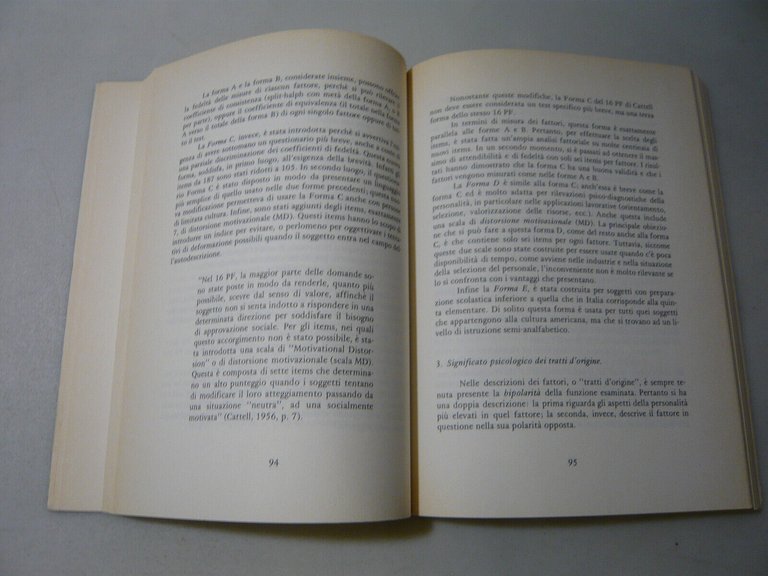 Novaga-Pedon,CONTRIBUTO ALLO STUDIO DELLA PERSONALITA,Firenze,1977[psicologia