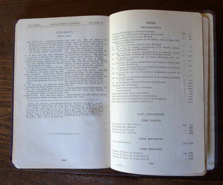 NOVUM TESTAMENTUM JUXTA VULGATAM CLEMENTINAM,1935[VANGELO,VULGATA CLEMENTINA