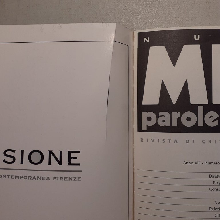 NUOVA META PAROLE E IMMAGINI 1,Maffessoli 1994[arte e critica