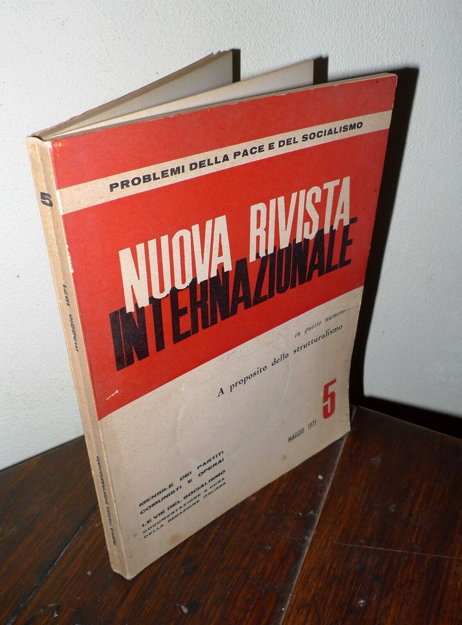 NUOVA RIVISTA INTERNAZIONALE n.5 1971[comunismo,socialismo,strutturalismo