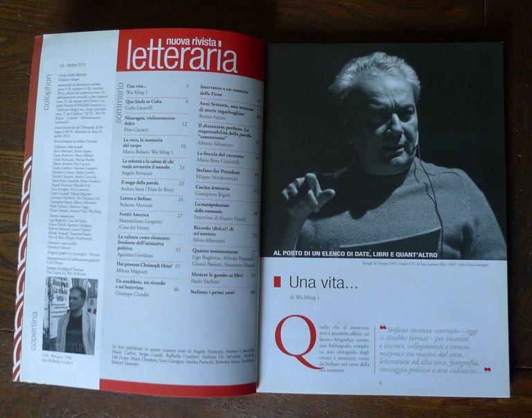 NUOVA RIVISTA LETTERARIA.SEMESTRALE DI LETTERATURA SOCIALE[Stefano Tassinari