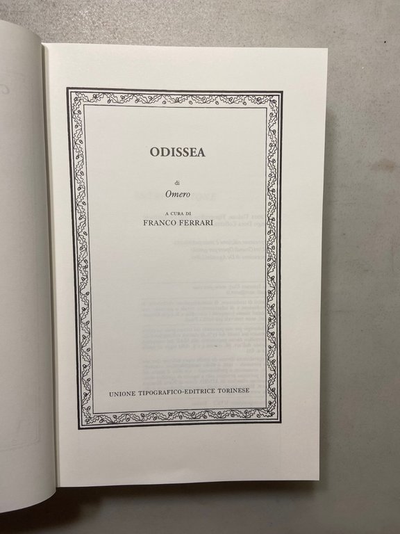 ODISSEA EDIZIONE GRANDI OPERE UTET COLLANA BIBLIA ARTIS ESEMPLARE N°306/1225 | Immagine Gallery 14