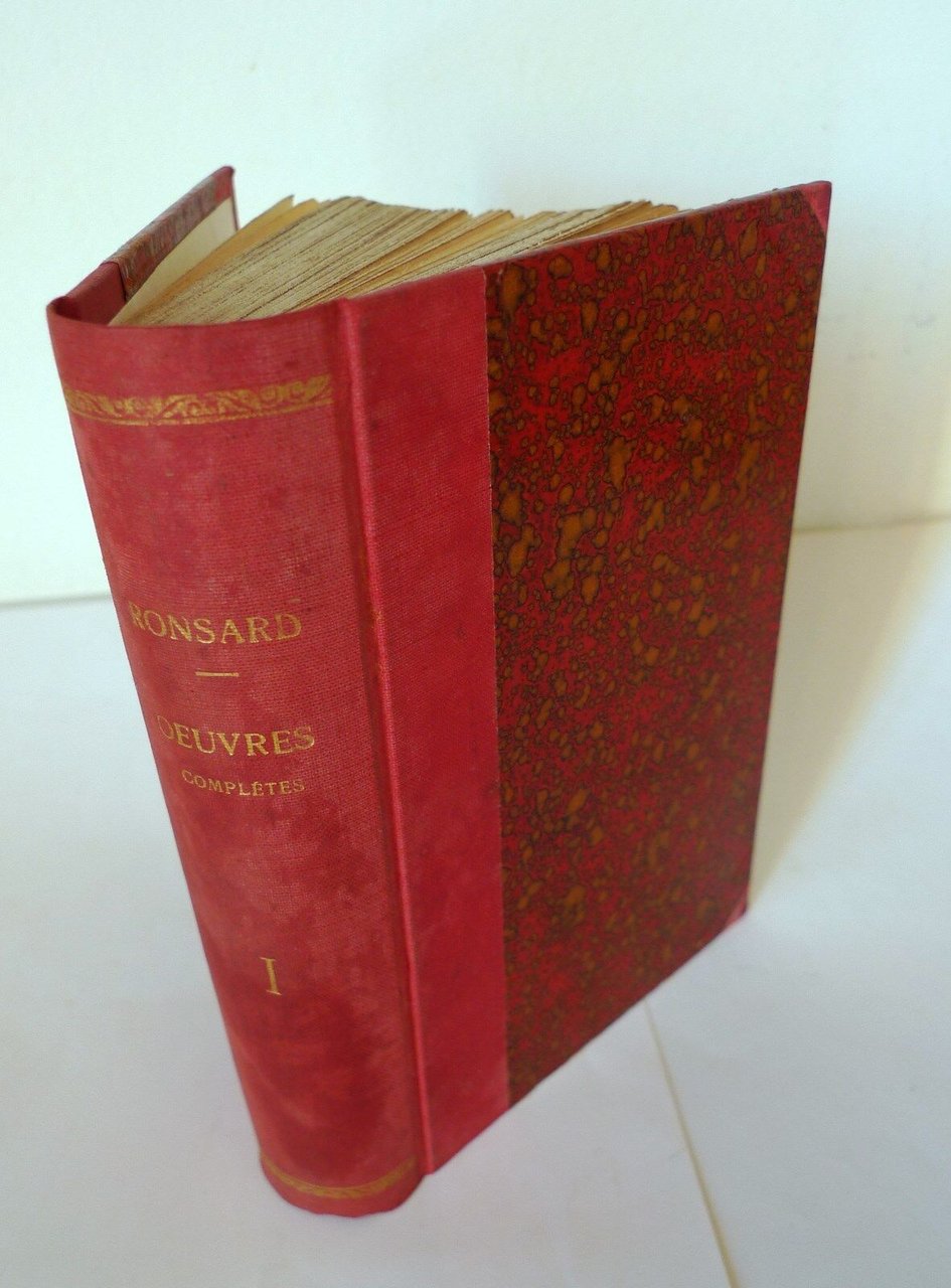 OEUVRES COMPLETES DE P.DE RONSARD.t.I,1857[poesia francese,Rinascimento,Pléiade