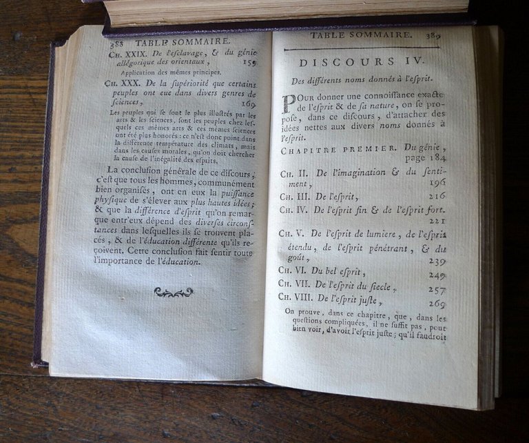 OEUVRES DE M. HELVETIUS,DE L'ESPRIT,1774 Arkste & Merkus[FILOSOFIA