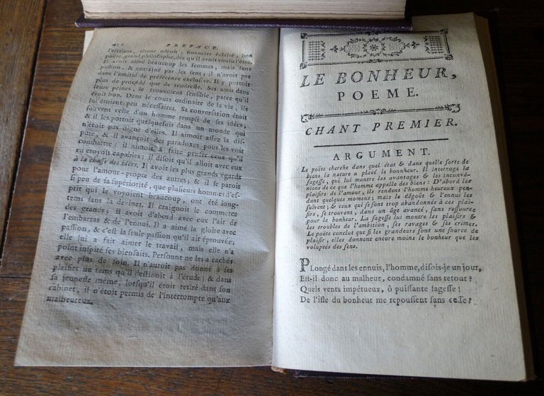 OEUVRES DE M. HELVETIUS,DE L'ESPRIT,1774 Arkste & Merkus[FILOSOFIA