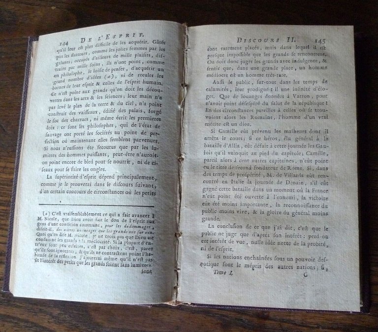 OEUVRES DE M. HELVETIUS,DE L'ESPRIT,1774 Arkste & Merkus[FILOSOFIA