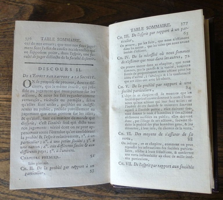 OEUVRES DE M. HELVETIUS,DE L'ESPRIT,1774 Arkste & Merkus[FILOSOFIA