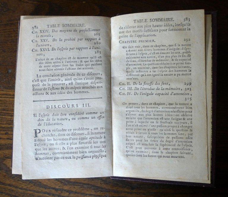 OEUVRES DE M. HELVETIUS,DE L'ESPRIT,1774 Arkste & Merkus[FILOSOFIA