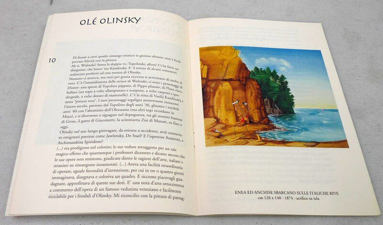 OLINSKY.FORSE L'ULTIMO PITTORE DEL XX SECOLO,1996 L'Affiche[Catalogo mostra arte