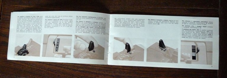 OLIVETTI LINEA 98.ISTRUZIONI PER L'USO,1973[MANUALE ORIGINALE