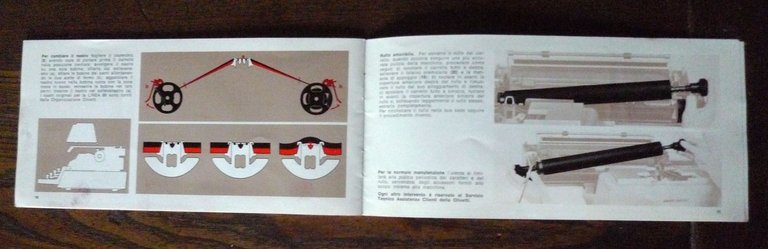 OLIVETTI LINEA 98.ISTRUZIONI PER L'USO,1973[MANUALE ORIGINALE