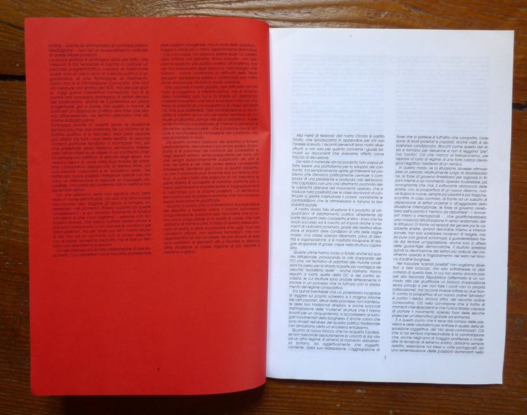 OMBRE ROSSE.MATERIALI DI DISCUSSIONE,1994.Casa del Popolo,Genova[I Repubblica | Immagine Gallery 2