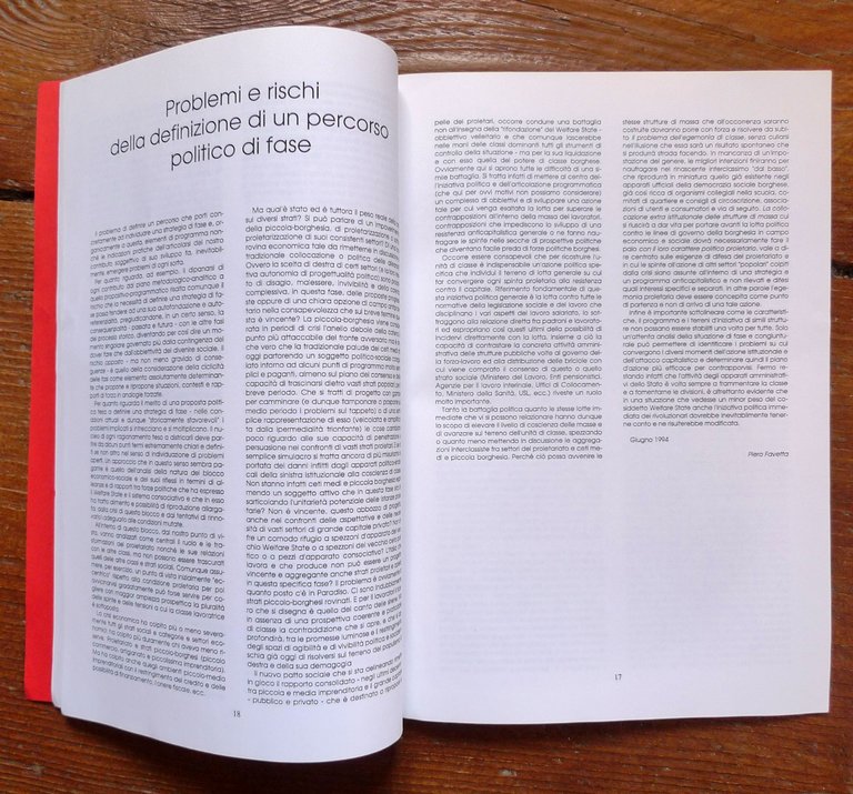 OMBRE ROSSE.MATERIALI DI DISCUSSIONE,1994.Casa del Popolo,Genova[I Repubblica | Immagine Gallery 4