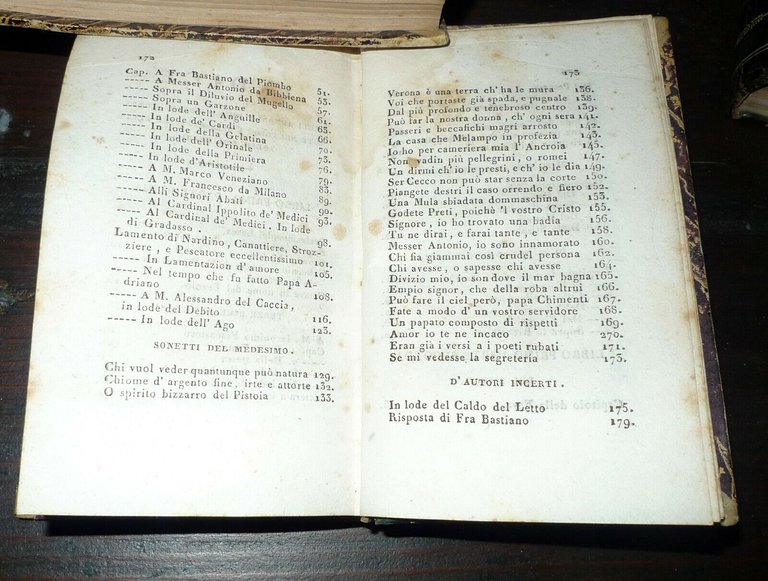 OPERE BURLESCHE DI M.FRANCESCO BERNI E DI ALTRI,1823 VAN-DER BET[poesia …