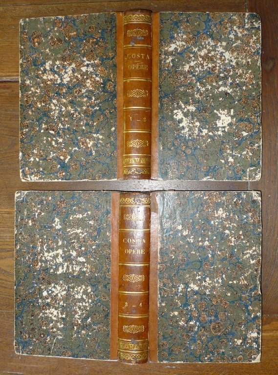 OPERE COMPLETE DI PAOLO COSTA,1839 Formigli[FILOSOFIA,POESIA,LETTERE,BOLOGNA
