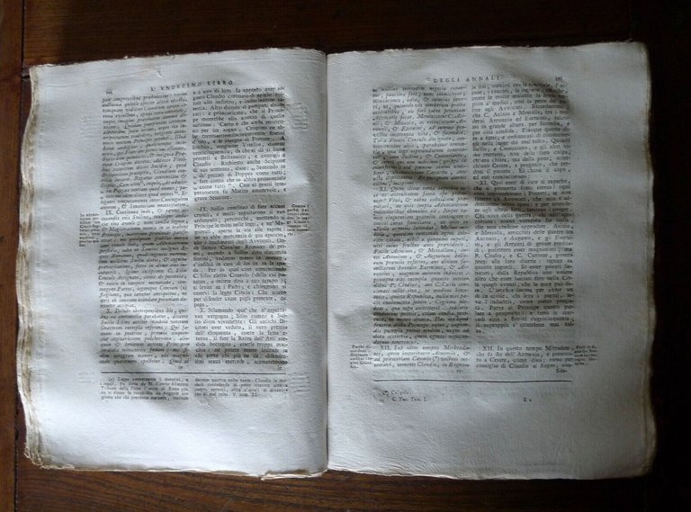 OPERE DI C.CORNELIO TACITO TRADOTTE IN VOLGARE FIORENTINO DA B.DAVANZATI,1803