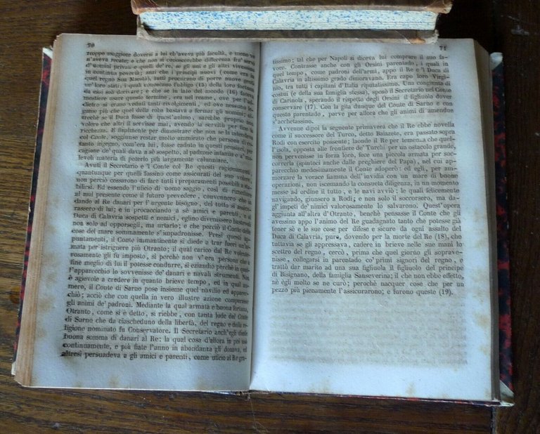 OPERE DI CAMILLO PORZIO,1852 Pomba[storia,Congiura Baroni,Relazione Napoli