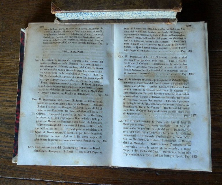 OPERE DI CAMILLO PORZIO,1852 Pomba[storia,Congiura Baroni,Relazione Napoli