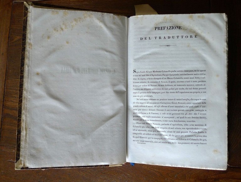 OPERE DI L.G.M.COLUMELLA(AGRICOLTURA),1846 Antonelli+GARGILIO MARZIALE,FRAMMENTI