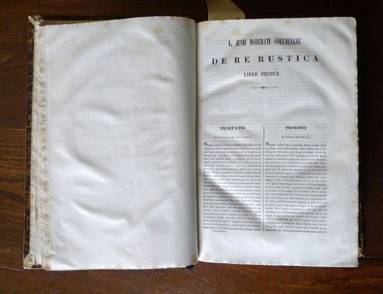 OPERE DI L.G.M.COLUMELLA(AGRICOLTURA),1846 Antonelli+GARGILIO MARZIALE,FRAMMENTI