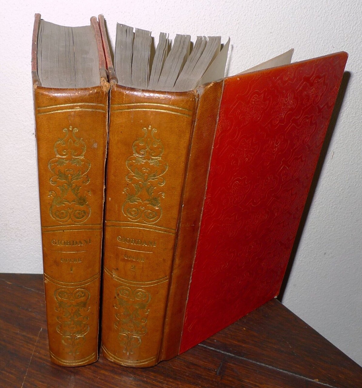 OPERE DI PIETRO GIORDANI.VOL.I e II+APPENDICE,1851 Le Monnier