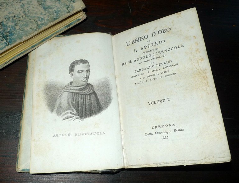 OPERE SCELTE DI MESSER AGNOLO FIRENZUOLA[FIORENZUOLA],1835 Bellini[APULEIO,DONNE