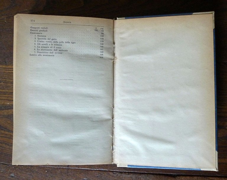 ORESTE NAZARI,ELEMENTI DI GRAMMATICA SANSCRITA,1948 Chiantore[ESERCIZI,LESSICO