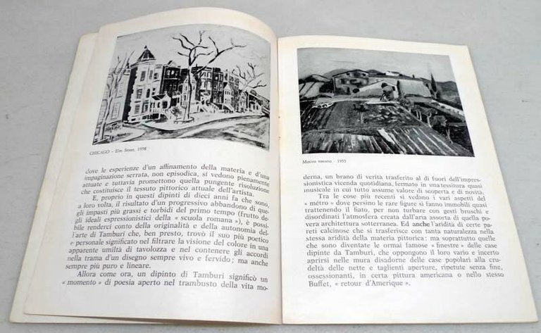 Orfeo TAMBURI.Invito.Mostra Personale,1961 Galleria Rotta,Genova[arte