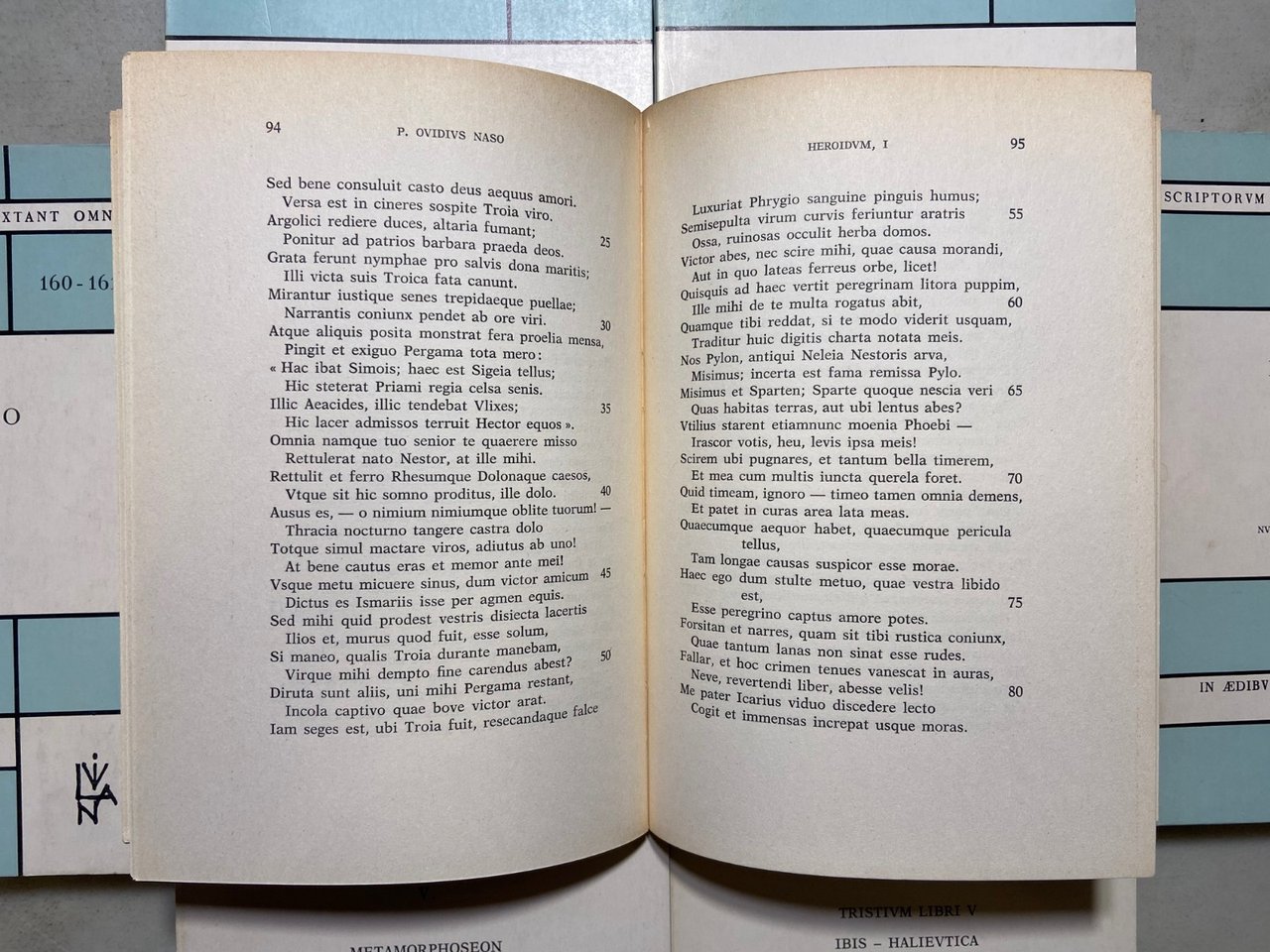 P.Oviudius Naso,AMORES, HEROIDES,METAMORPHOSEON,FASTORUM,OPERE..., 1970 | Immagine principale