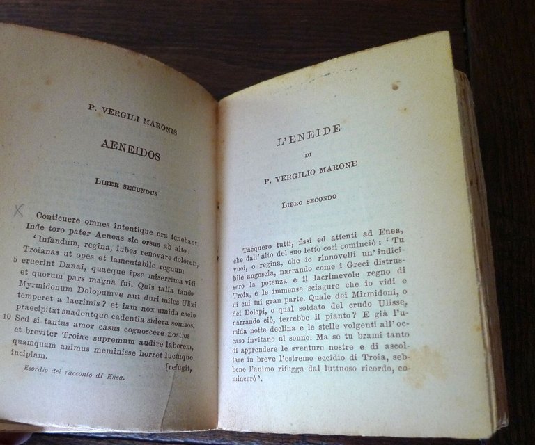 P.VIRGILIO MARONE,L'ENEIDE I-III,Sansoni[traduzione e commento ANTONIO LOMBARDI