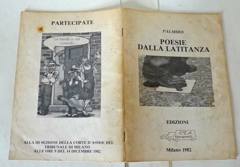 Palmiro,POESIE DALLA LATITANZA,CTA Trasporti 1982[terrorismo,giustizia,satira
