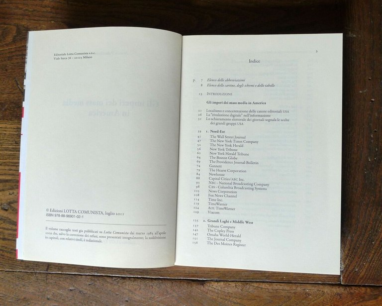 Palumberi,GLI IMPERI DEI MASS MEDIA IN AMERICA,2011 Ed. Lotta Comunista