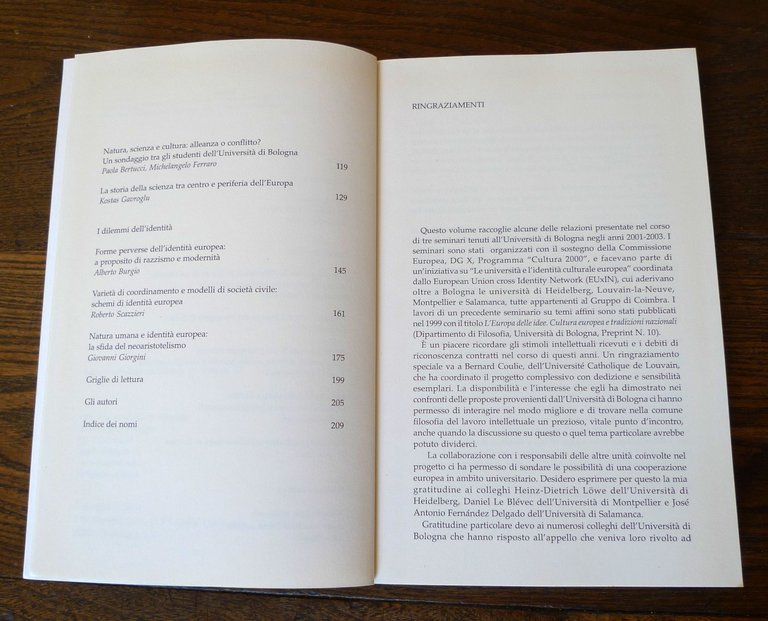 Pancaldi,NATURA,CULTURA,IDENTITÀ.Le università e l'identità europea,Un.Bologna