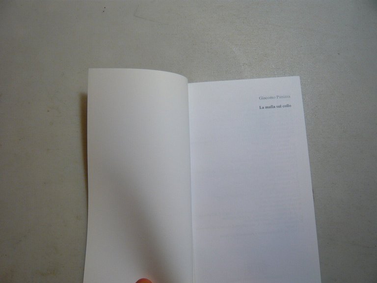 Panizza,LA MAFIA SUL COLLO,Bologna,2014[sociologia, studi sulla mafia