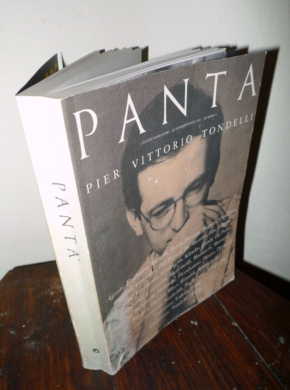 PANTA.I NUOVI NARRATORI.QUADRIMESTRALE N.9 1992.PIER VITTORIO TONDELLI,Bompiani
