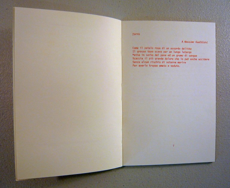 Paolo Badini,TARZAN/LA CUCINA DEL DIAVOLO.Poesie,1979 North Press[poesia visiva