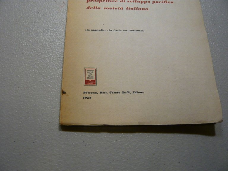 Paolo Fortunati,LA CARTA COSTITUZIONALE E LE PROSPETTIVE DI SVILUPPO PACIFICO