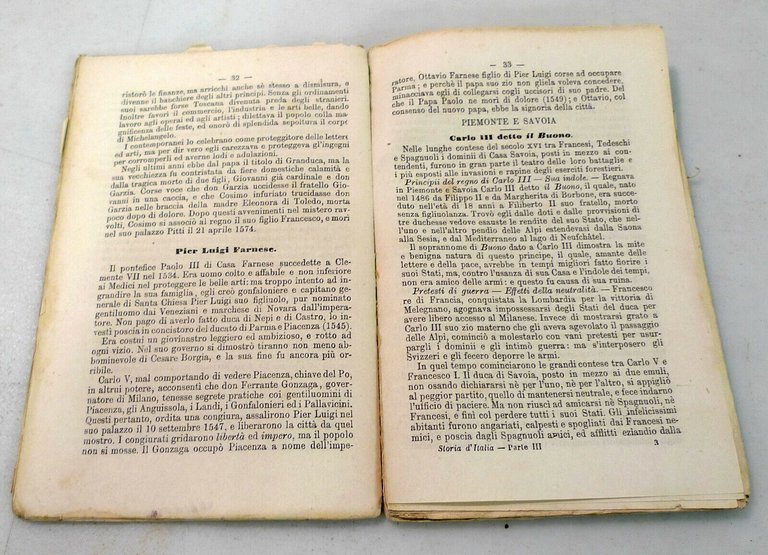 Parato,LA STORIA D’ITALIA esposta per biografie ai giovinetti,1883 Paravia