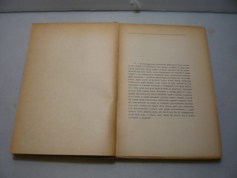 Paratore,LA POLITICA DEL DENARO,Genova,1930[critica economica