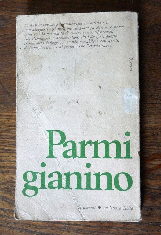 Parmigianino,DISEGNI,1980 La Nuova Italia[STORIA ARTE,MAESTRI DEL COLORE