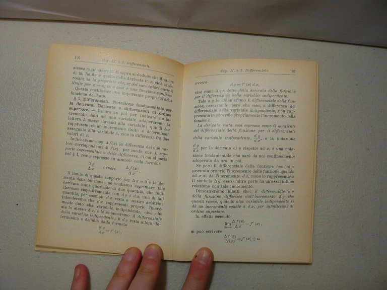 Pascal,LEZIONI DI CALCOLO INFINITESIMALE,parte prima e seconda, Hoepli 1977
