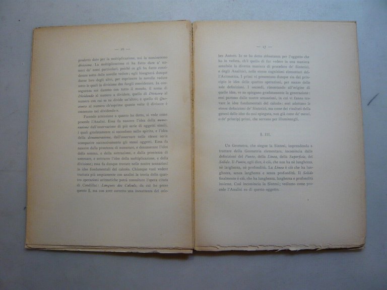 Pasquale Galluppi,SULL’ANALISI E LA SINTESI,Olschki Editore, Firenze, 1935