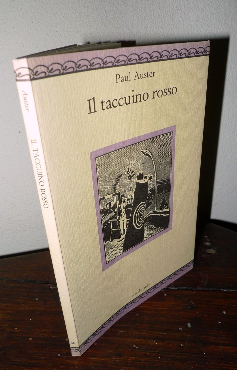 Paul Auster,IL TACCUINO ROSSO,1994 Il Melangolo,prima edizione