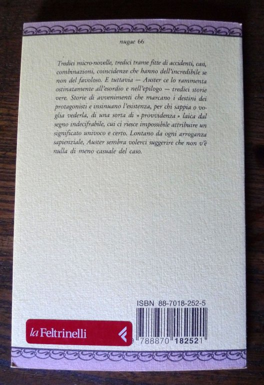 Paul Auster,IL TACCUINO ROSSO,1994 Il Melangolo,prima edizione