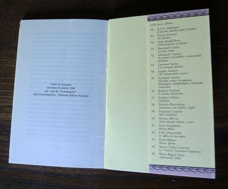 Paul Auster,IL TACCUINO ROSSO,1994 Il Melangolo,prima edizione