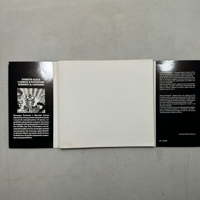 Pazienti,Traini,FUMETTO ALALA’,I comics italiani d’avventura durante il fascismo