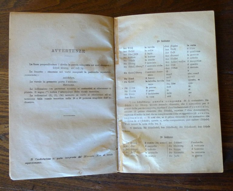 PELLIS/BIDOLI,MANUALE DI LINGUA TEDESCA,1936 Paravia