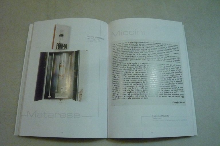 PER PAROLE E IMMAGINI, 2007[catalogo